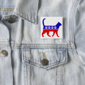 Cat Party Logo Feline Politics Grosses Party von M Button (Beispiel)