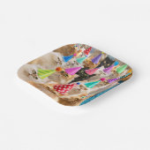 Cat Party Pappteller (Gewinkelt)