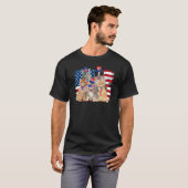 Cat Patriotic USA Cat  Cat Moms 4th July Firework T-Shirt (Vorne ganz)