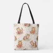 cat pattern christmas tasche (Rückseite)