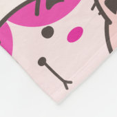 Cat Pattern Funny farbenfrohe Haustiere Tiere Fleecedecke (Ecke)