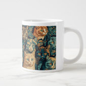 Cat Pattern Jumbo-Tasse (Rechts)