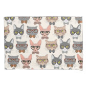 Cat Pattern Kissenbezug (Vorderseite-Links)