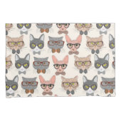 Cat Pattern Kissenbezug (Vorderseite-Rechts)