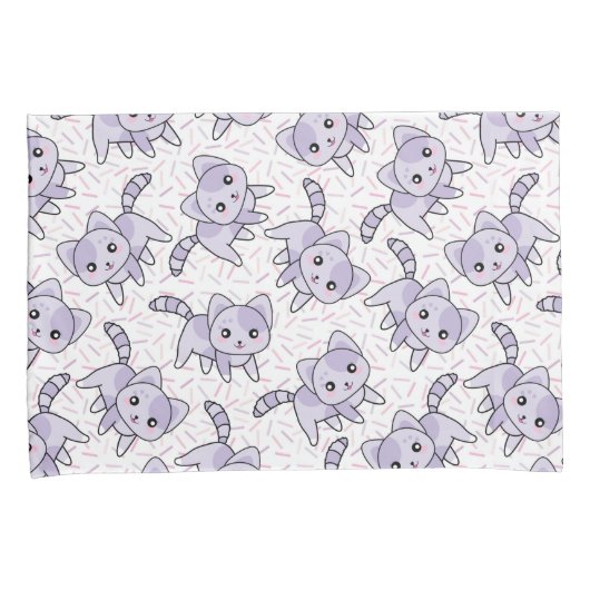 Cat Pattern Kissenbezug (Vorderseite-Rechts)