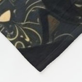 Cat Pattern Künstlerisch Fleecedecke (Ecke)