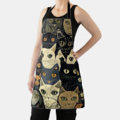 Cat Pattern Künstlerisch Schürze (InSitu)