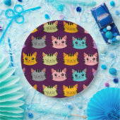 Cat Pattern Pappteller (Party)