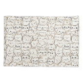 Cat Pattern Pillowcase Kissenbezug (Rückseite)