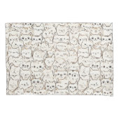 Cat Pattern Pillowcase Kissenbezug (Vorderseite)