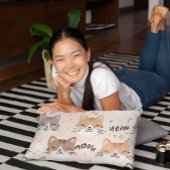 Cat Pattern Pillowcase Kissenbezug