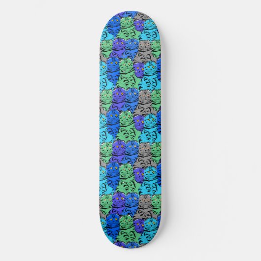 Cat Pattern Skateboard (Vorderseite)