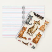 Cat Pattern Square Notepad Notizblock (Innen)