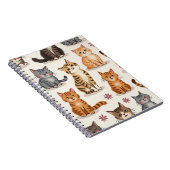 Cat Pattern Square Notepad Notizblock (Rechte Seite)