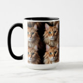 Cat Pattern-Tasse Tasse (Links)