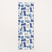 Cat Pattern Yogamatte (Vorderseite)