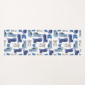 Cat Pattern Yogamatte (Vorderseite (Horizontal))
