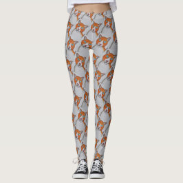 cat patterned Leggings