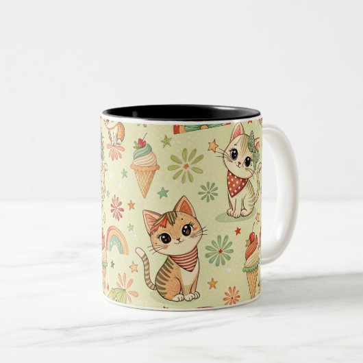 Cat Pattron Tasse (VorderseiteRechts)