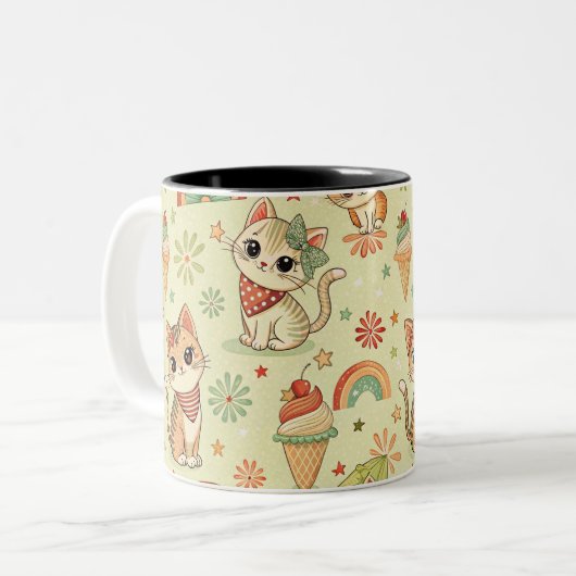 Cat Pattron Tasse (Vorderseite Links)