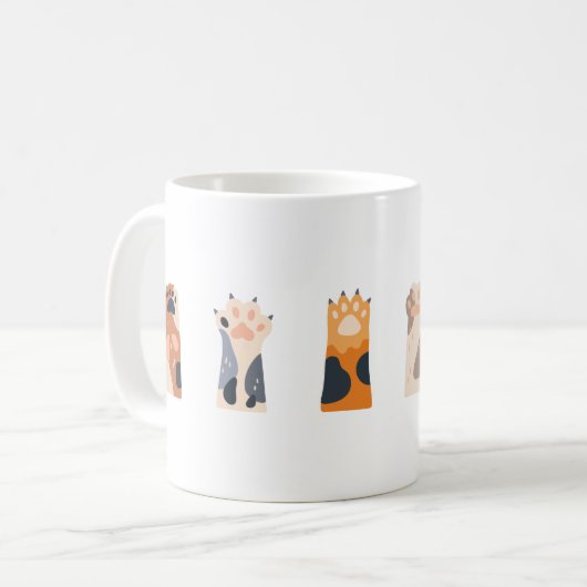 Cat Paw Kaffeetasse (Vorderseite Links)