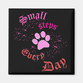 Cat Paw Magnet | Täglich kleine Schritte (Vorne)