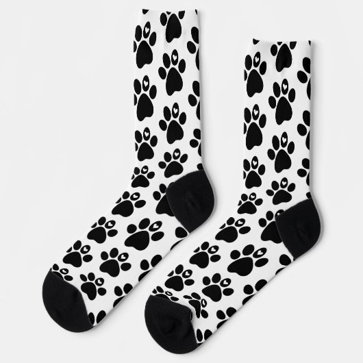 Cat Paw Muster Socken (Linkes Detail)