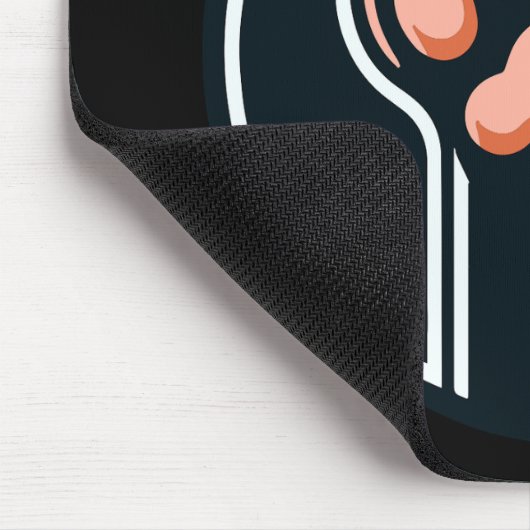 Cat paw on a mouse pad mousepad (Ecke)