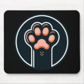 Cat paw on a mouse pad mousepad (Vorne)