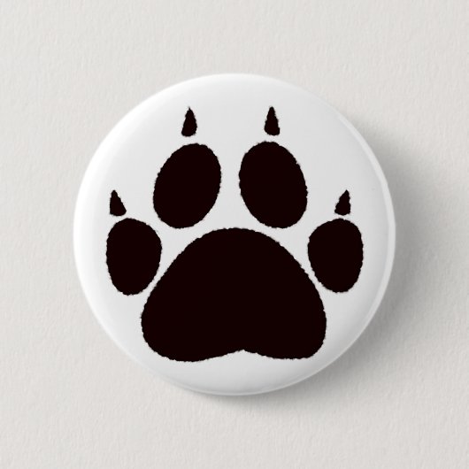 Cat Paw Print Button (Vorderseite)