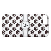 Cat Paw Print Pattern Case-Mate iPhone Hülle (Rückseite (Horizontal))