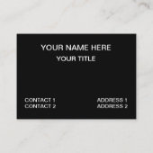 Cat Paw Print Pet Care Services Schwarz und Weiß Visitenkarte (Rückseite)