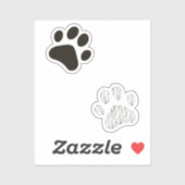 Cat Paw Print Sticker Pack  (Blatt)