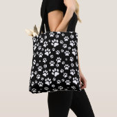 Cat Paw Prints Black Tasche (Von Nahem)