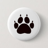 Cat Paw Prints Button (Vorderseite)