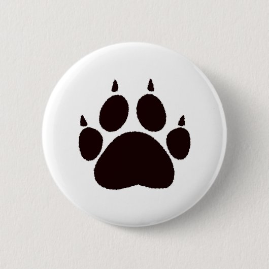 Cat Paw Prints Button (Vorderseite)