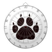 Cat Paw Prints Dartscheibe (vorne)