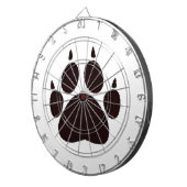 Cat Paw Prints Dartscheibe (Vorderseite rechts)