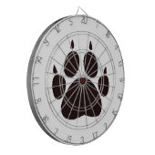 Cat Paw Prints Dartscheibe (Vorderseite Links)