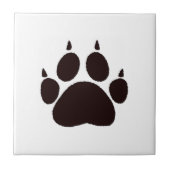 Cat Paw Prints Fliese (Vorderseite)