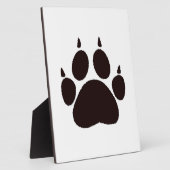 Cat Paw Prints Fotoplatte (Seite)