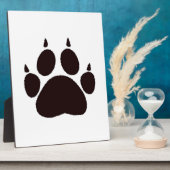 Cat Paw Prints Fotoplatte (Seite)