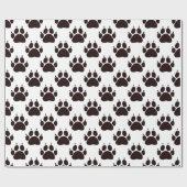 Cat Paw Prints Geschenkpapier (Flach)
