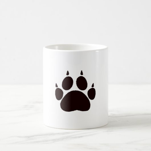 Cat Paw Prints Kaffeetasse (Mittel)