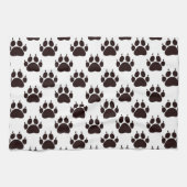 Cat Paw Prints Küchentuch (Horizontal)
