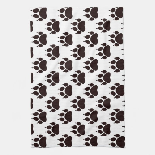 Cat Paw Prints Küchentuch (Vertikal)