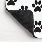 Cat Paw Prints Mouse Pad Mousepad (Ecke)