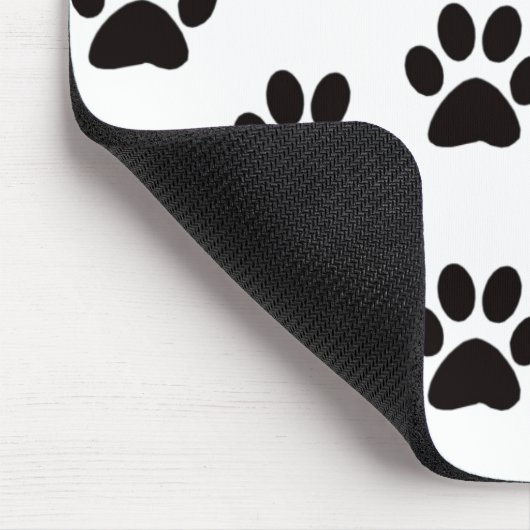 Cat Paw Prints Mouse Pad Mousepad (Ecke)