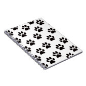 Cat Paw Prints Notebook Notizblock (Rechte Seite)