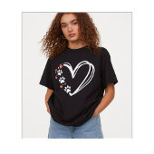Cat Paw Prints on My Heart Tri-Blend Shirt